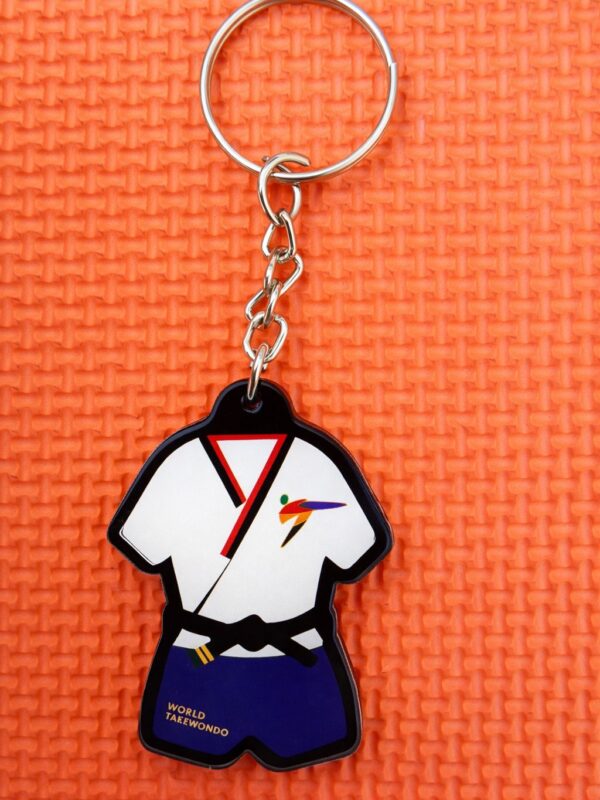 Taekwondo Uniform Keychain