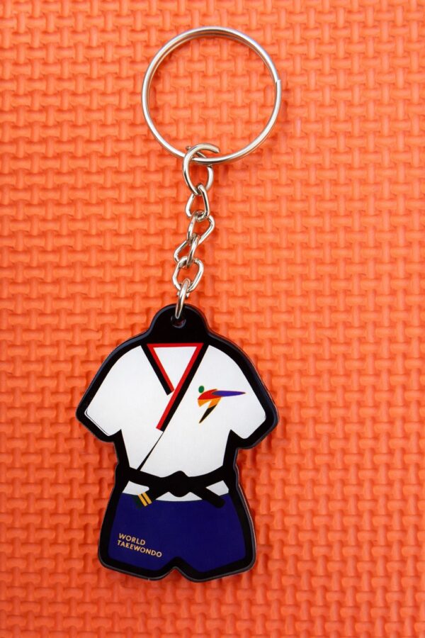 Taekwondo Uniform Keychain